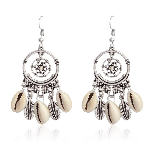 Bohemian Dream Catcher Earrings - Picture 2 of 4